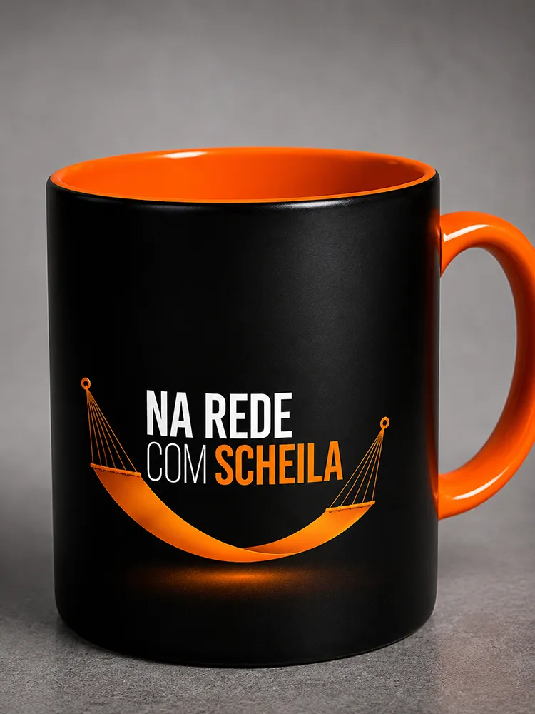 Na Rede com Scheila — Caneca